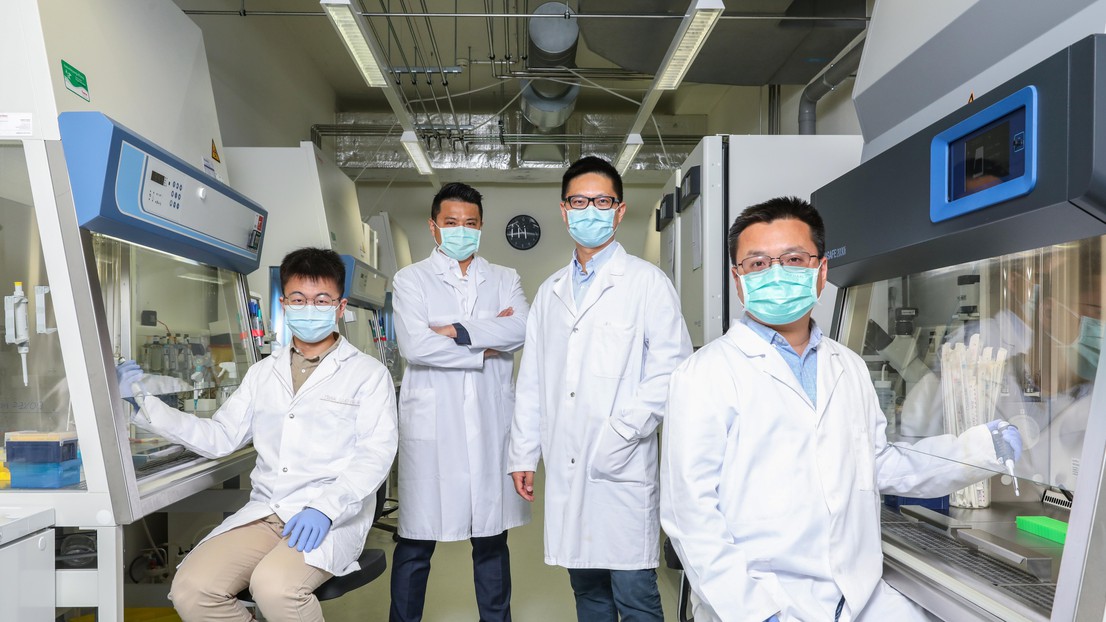 Yu-Qing Xie, Ping-Chic Ho, Li Tang and Yugang Guo © Alain Herzog / 2021 EPFL