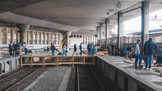 Prefabrication, ALICE, La Rasude; Lausanne. © Jamani Caillet / 2021 EPFL