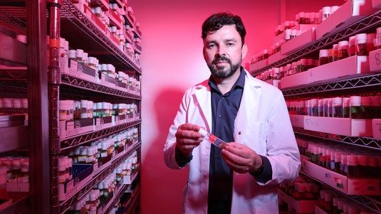 Brian McCabe, Director of the Laboratory of Neural Genetics and Disease and a Professor in the EPFL Brain Mind Institute. © Alain Herzog / EPFL