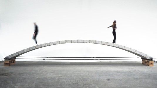The footbridge. © EPFL