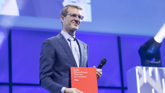 Christoph Aeschlimann, CEO de Swisscom et lauréat d'un Alumni Award. 2022 EPFL/Unknown- CC-BY-SA 4.0