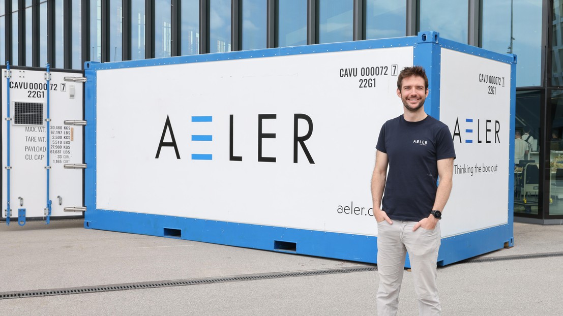 David Baur, cofounder of the start-up. 2022 EPFL/Alain Herzog - CC-BY-SA 4.0