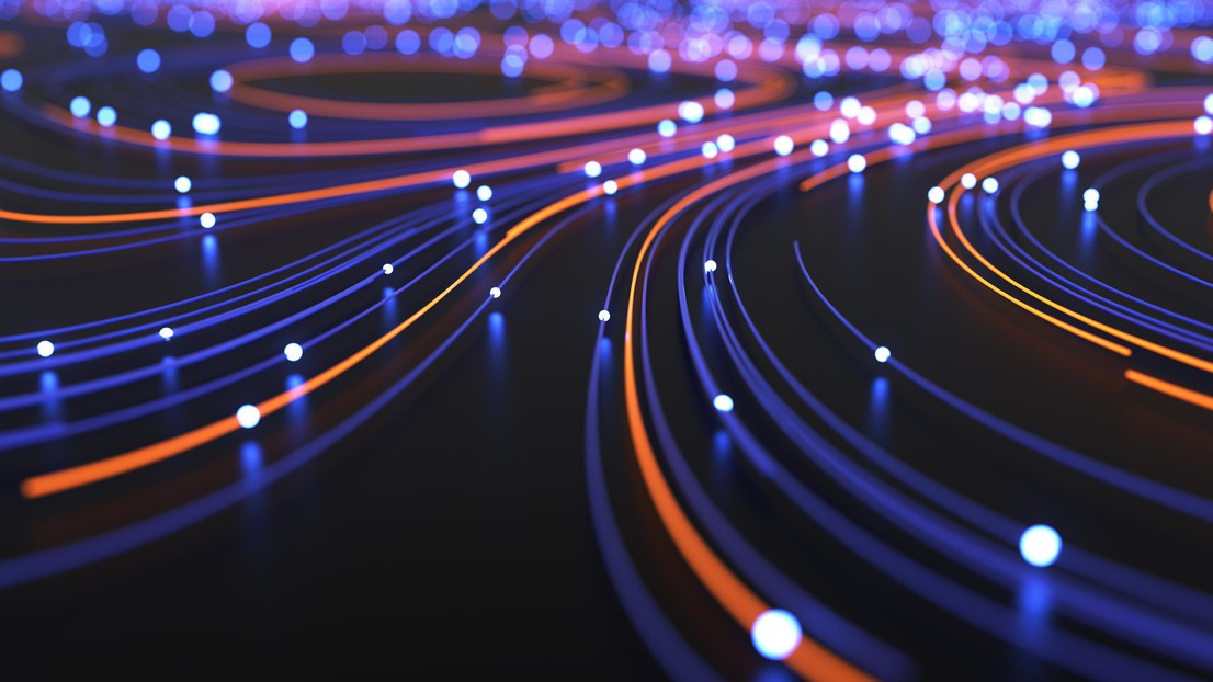 Abstract background of wires and glowing particles © iStock 2023 Abstract background of wires and glowing particles © iStock 2023