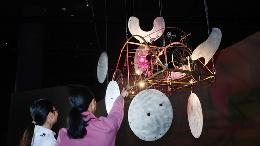 L'installation Star Mapping Sculpture de Pascal Bettex, présentée à Guangzhou dans une nouvelle version après Shanghai et Lausanne.
