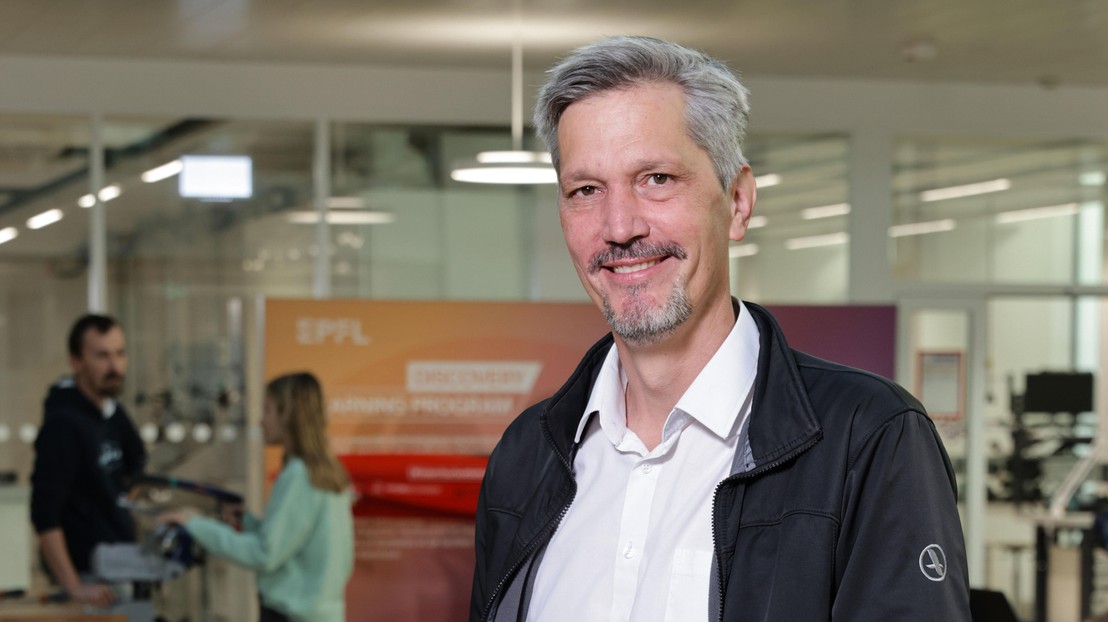 Pascal Vuilliomenet, strategic project manager at EPFL. 2023 EPFL/Alain Herzog - CC-BY-SA 4.0
