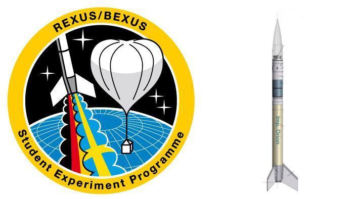the REXUS/BEXUS logo and the rocket