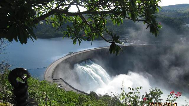 The Kariba Dam on Zambezi River