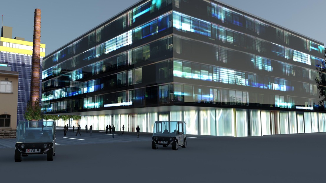 The Smart Living Lab will be built on the former Cardinal area in Fribourg. © CPI - FRIMA The Smart Living Lab will be built on the former Cardinal area in Fribourg. © CPI - FRIMA
