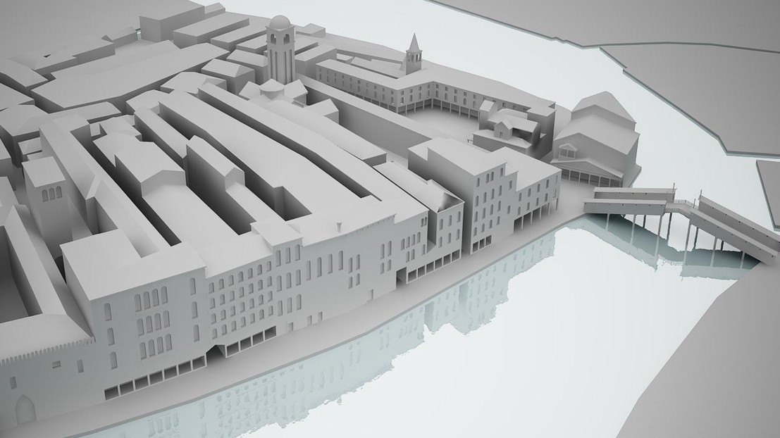 3D renderings of the Rialto © EPFL / Venice Time Machine 3D renderings of the Rialto © EPFL / Venice Time Machine