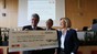 Patrick Aebischer, Daniel et Sylviane Borel. © Alain Herzog / EPFL