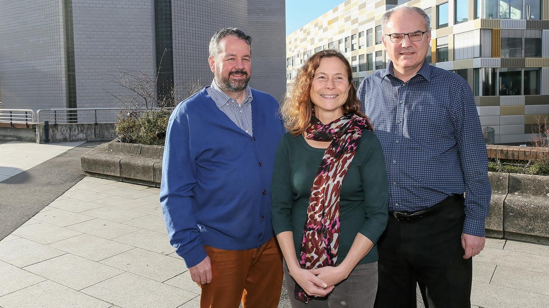 Bernhard Britsch, Silvia Müller and Waldemar Feller. © 2016 EPFL / Alain Herzog Bernhard Britsch, Silvia Müller and Waldemar Feller. © 2016 EPFL / Alain Herzog