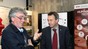 Patrick Aebischer (left) welcomes Peter Maurer, ICRC president, at EPFL. © Alain Herzog / EPFL