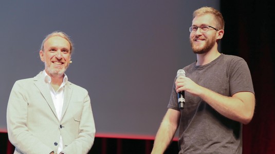 Pierre Vandergheynst and Vassilis Papadopoulos. © Alain Herzog