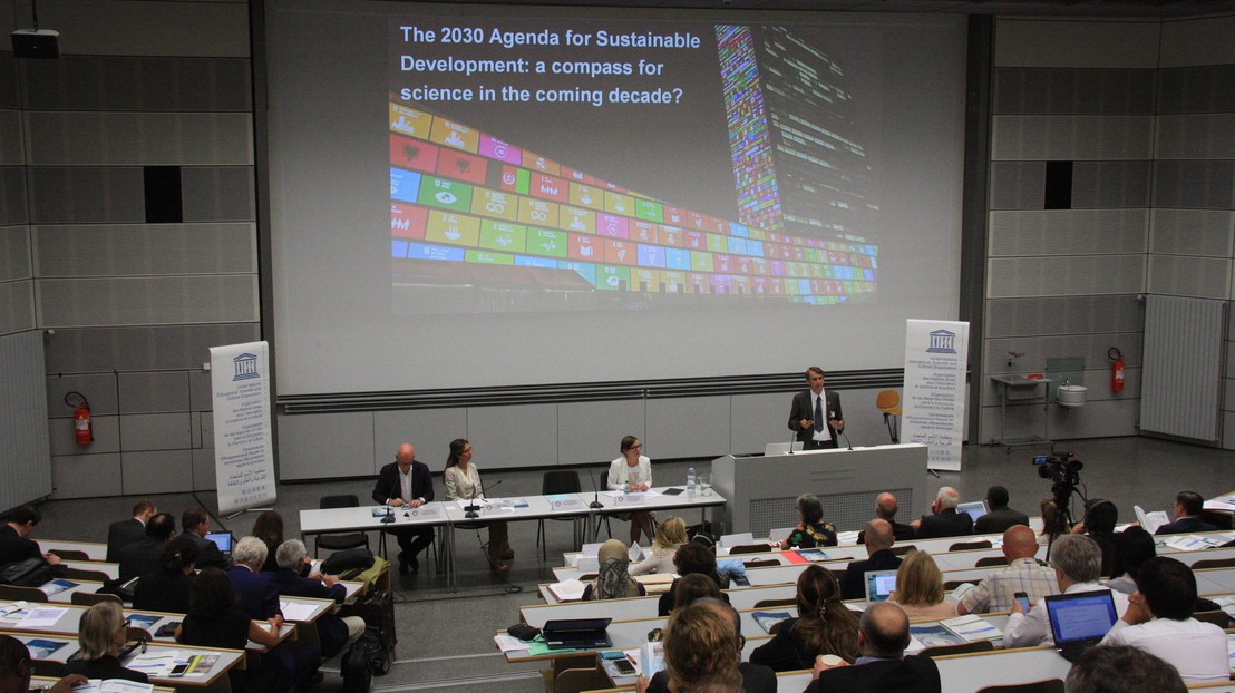 Prof. Peter Messerli, Director CDE University of Bern and Co-chair of UN Global Sustainable Development Report. © UNESCO