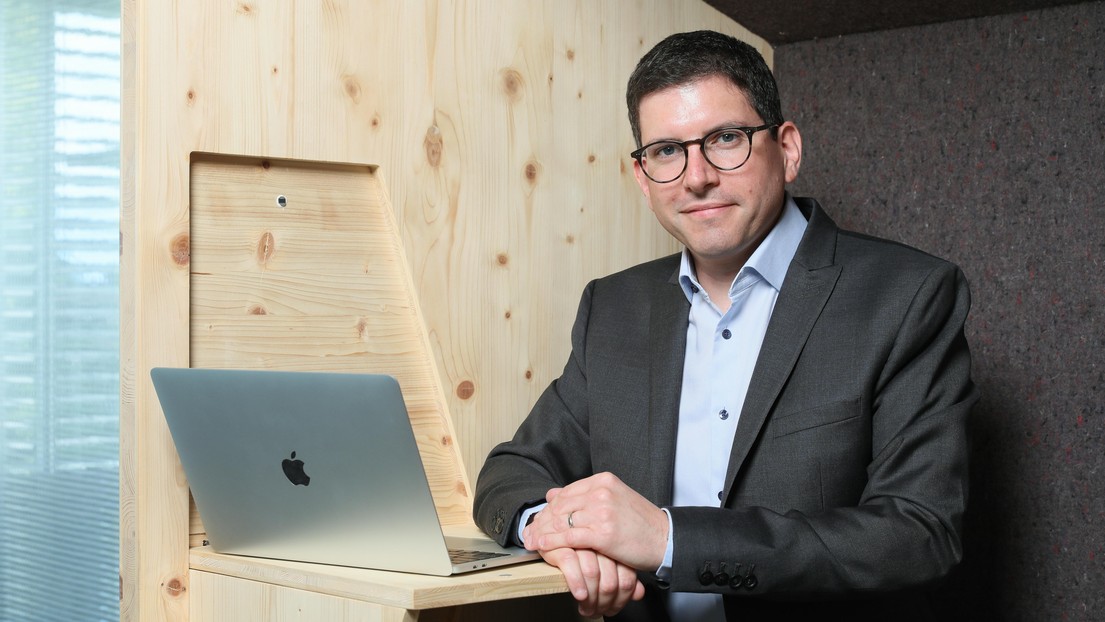 Mounir Krichane is the director of the Media Centre. ©Alain Herzog/EPFL