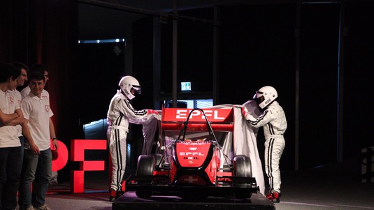 Orion, la monoplace de course de Lausanne Racing Team. © Virgile Hernicot/ 2019 EPFL