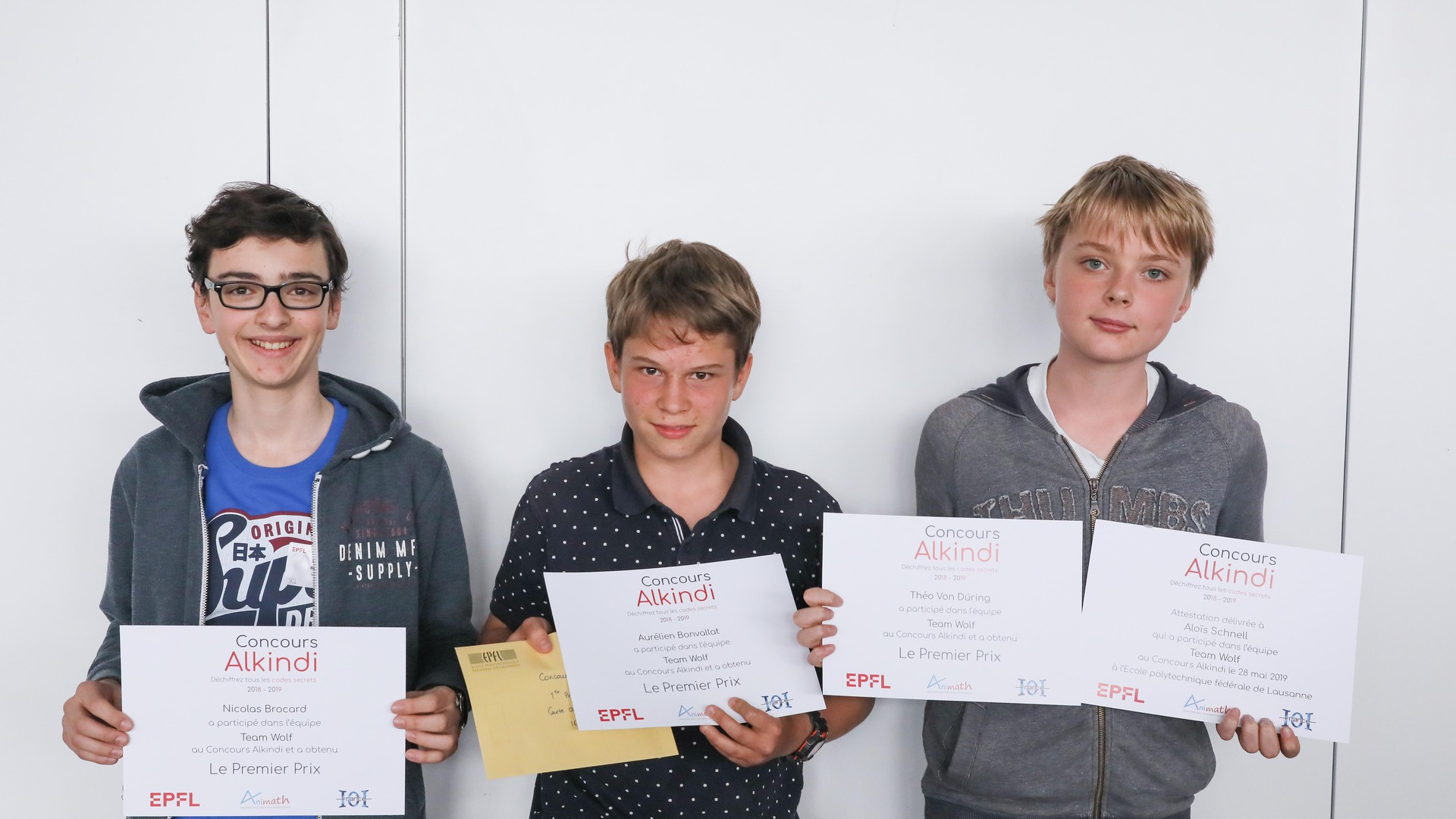 First place: Team “Wolf”. © 2019 Alain Herzog