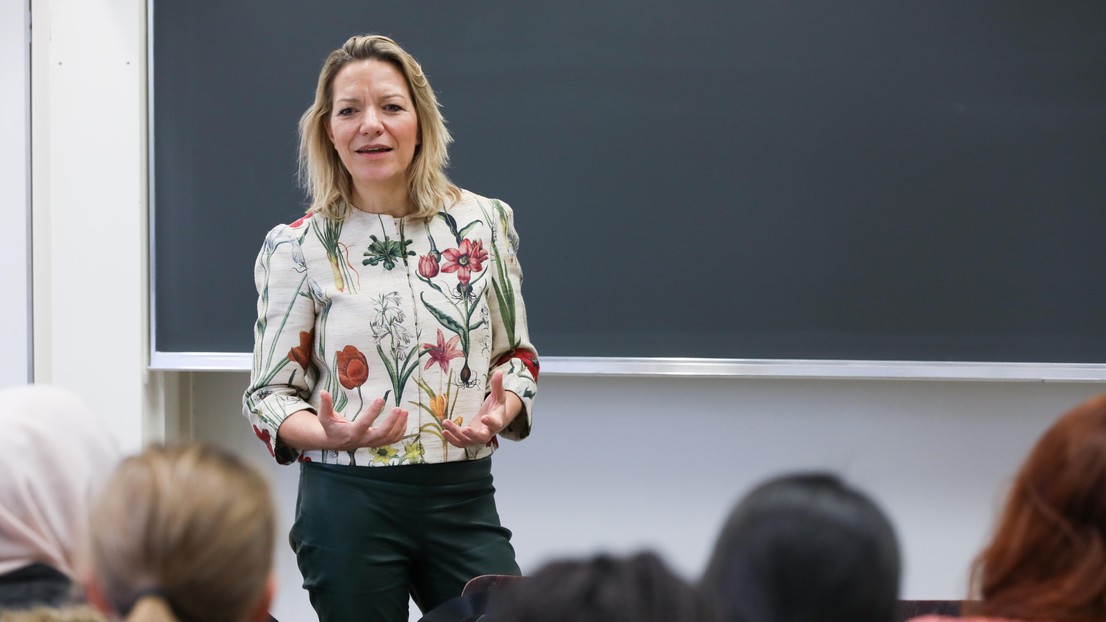 Antje Boetius, winner of the 2019 Erna Hamburger Prize © 2019 EPFL