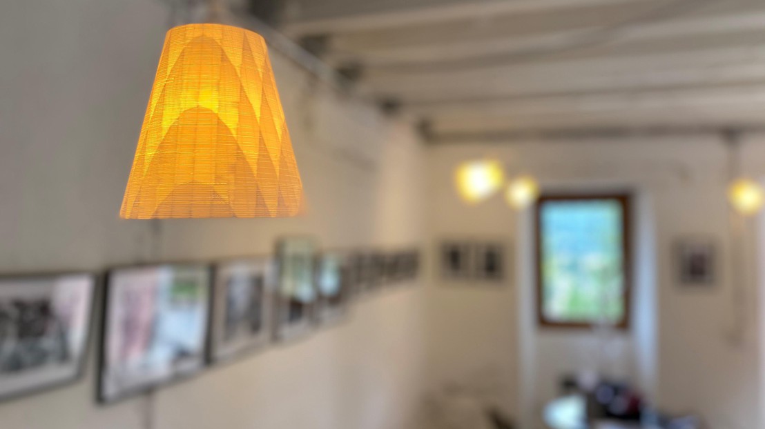 The lampshade made from recycled PET. © Tiago P. Borges