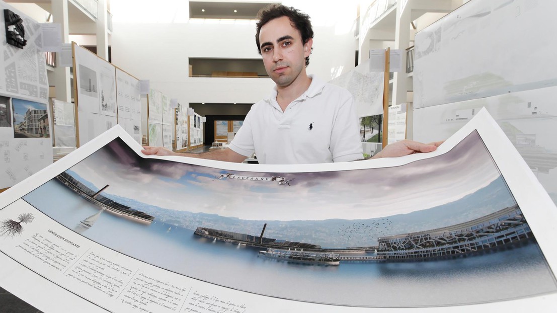 Adrien Ablerti. © Alain Herzog / EPFL